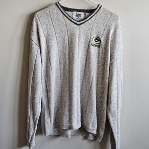 Vintage Lee Sport Green Bay Packers Sweater - Size Large - Made in the USA